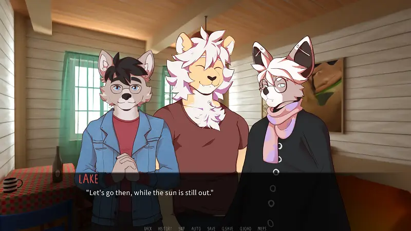 A calm character scene from Dawn Chorus