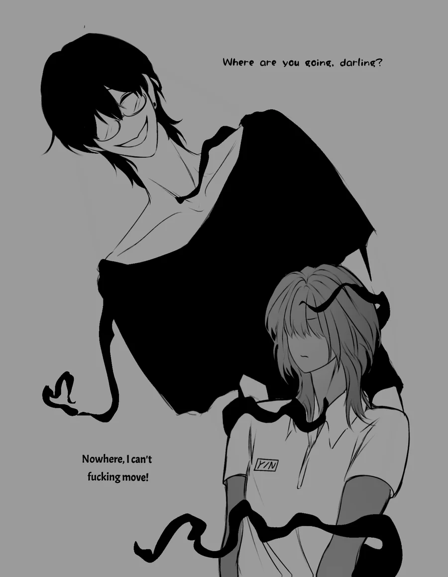 A tense story panel from SURVIVE MIN